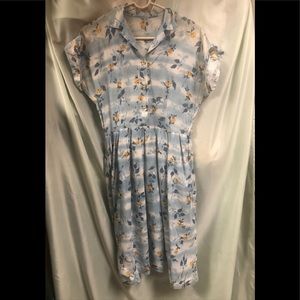 Soft cotton vintage dress